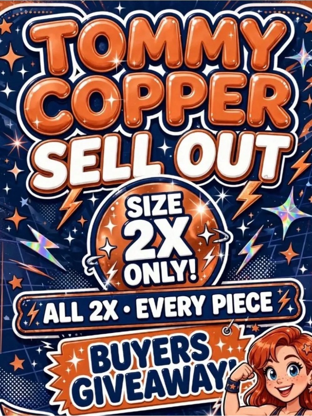 Tommy Copper Size 2X Random items